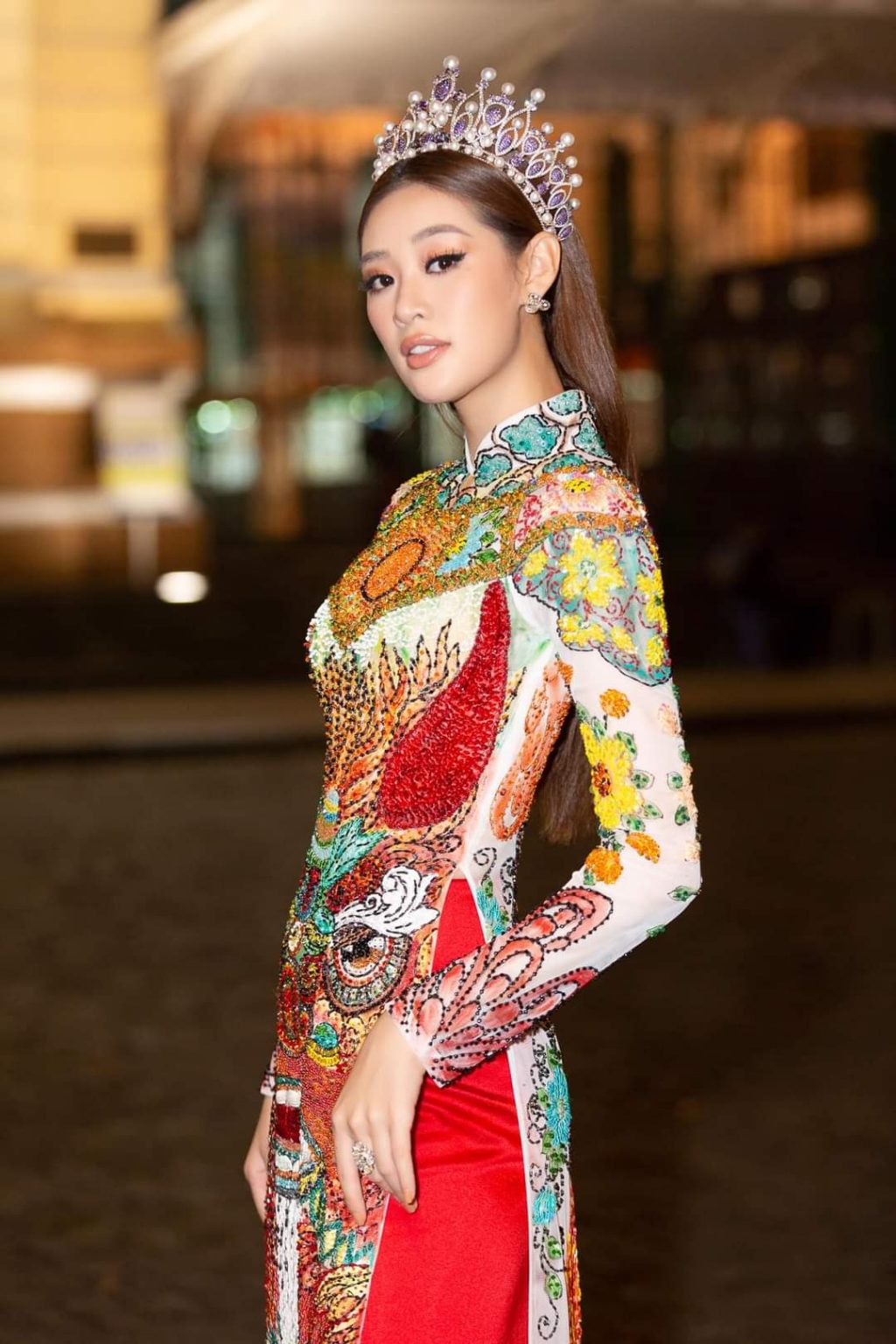 Miss Universe Vietnam Khan Van Ao Dai 3 The Perfect Miss